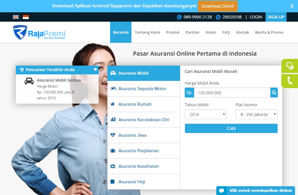 RajaPremi Online Insurance Portal